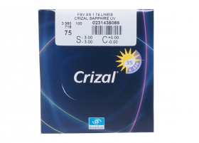 Essilor 1.74 AS Lineis Crizal Sapphire UV