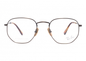 Ray-Ban 8148V 1222 Hexagonal Titanium
