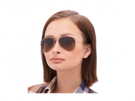 RB 3025 112/M2 Aviator — Ray-Ban на женском лице