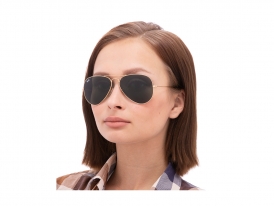 Aviator RB 3025 181 на женском лице