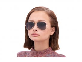 Aviator RB 3025 181/71 на женском лице