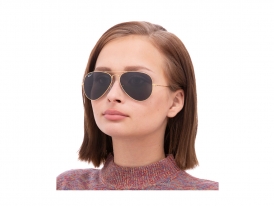 RB 3025 9196/48 Aviator — Ray-Ban на женском лице
