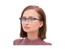 RX 3716VM 2904 Clubmaster Metal — Ray-Ban на женском лице
