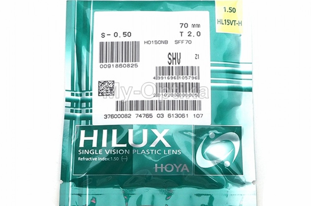  Линза Hoya 1.5 Hilux SHV