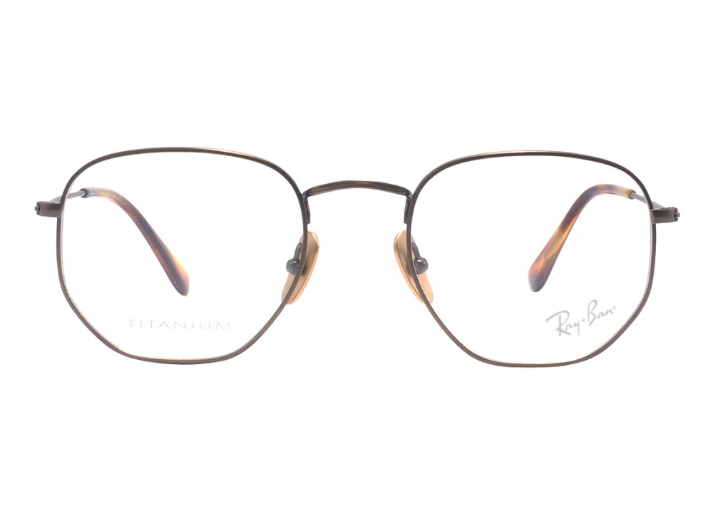 Ray-Ban 8148V 1222 Hexagonal Titanium