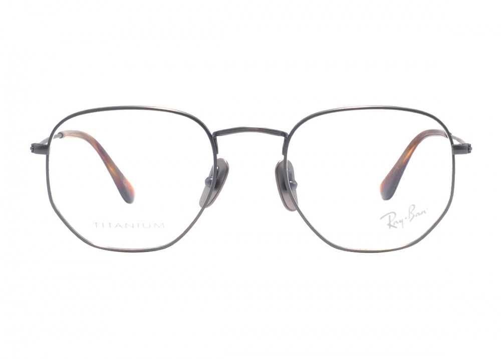 Ray-Ban 8148V 1223 Hexagonal Titanium