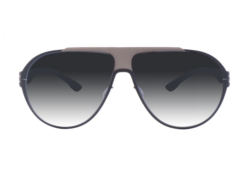 Очки Ic Berlin Carson Black Matt-Bronze Mesh Black to Grey