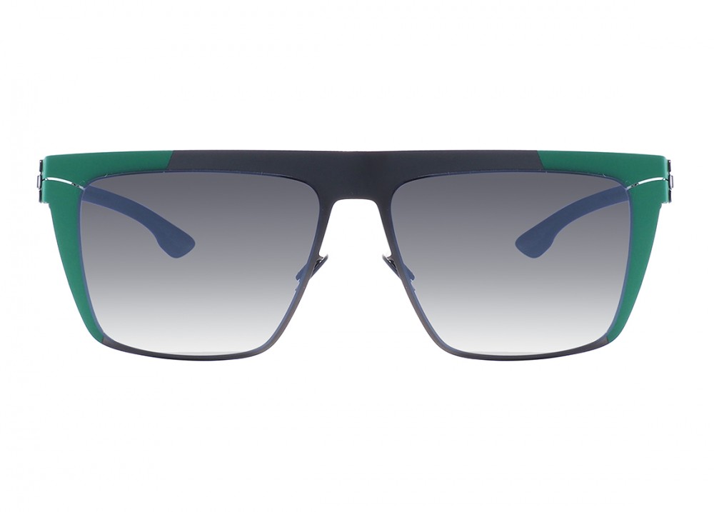 Очки Ic Berlin Bibhu 01 Amazon Green Sides Gun Metal Black To Grey